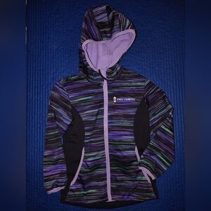 Free Country Kids' Multicolor Striped Hoodie